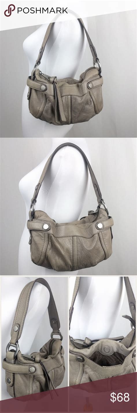 Suppliers with verified business licenses. Fossil Fifty Four Taupe Leather Hobo Shoulder Bag Fossil ...