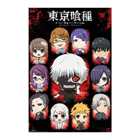 2748 x 1707 jpeg 254 кб. Neues Tokyo Ghoul Poster mit Chibi Characters im Fanshop