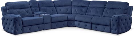 Reclining sectional with right storage chaise. Macklin 4-Piece Dual Power Reclining Sectional with Left ...