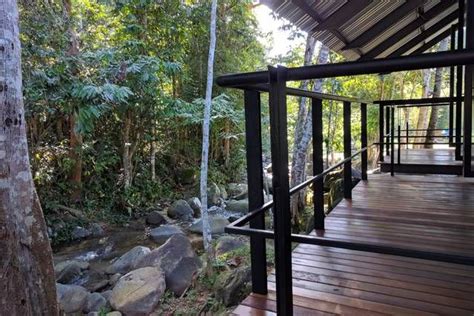 Farm stay hosted by ris. Balconies overlooking Sungai Larwin. | Farm stay, Outdoor ...