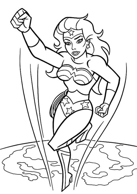 Marvel superhero wolverine coloring page printable. Coloring Pages: Wonder Woman Coloring Pages