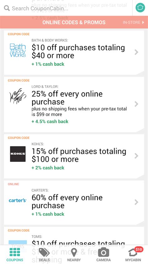 Download couponcabin apk for android. CouponCabin - Coupons & Deals - Android Apps on Google Play