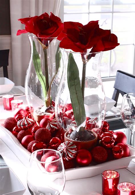 A christmas tablecloth is not very important when you are using candles around the table, but you should pay attention to the placement of the. Christmas Table Centerpieces - 25 Ideas To Get Inspired