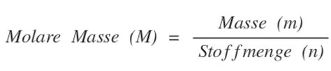 Die molare masse einer verbindung kann berechnet werden die molare masse einer verbindung ist gleich der summe aus den molaren massen der elemente multipliziert mit ihren indexzahlen. Molare Masse