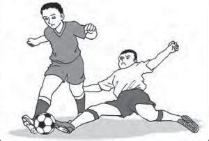 Gambar Teknik Menendang Bola Dengan Kaki Bagian Dalam ...