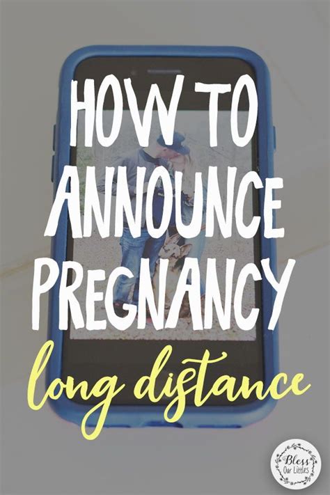 These 4 long distance pregnancy announcement ideas. Pin on Best Of Bless Our Littles