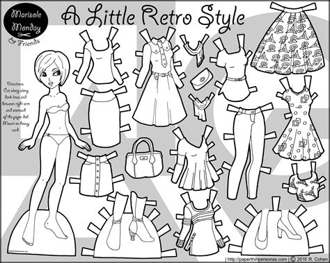 Rainy day paper doll girl. Dress Up Coloring Pages at GetColorings.com | Free ...