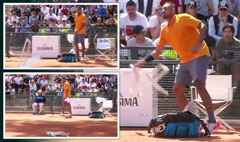 Рууд каспер / casper ruud. Nick Kyrgios picks up CHAIR, throws it on court, gets ...