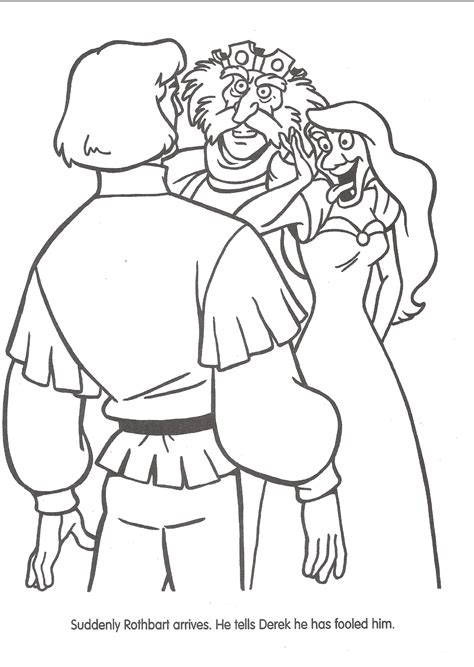 You can download online or print directly from website. Image - Swan Princess official coloring page 43.png | The ...