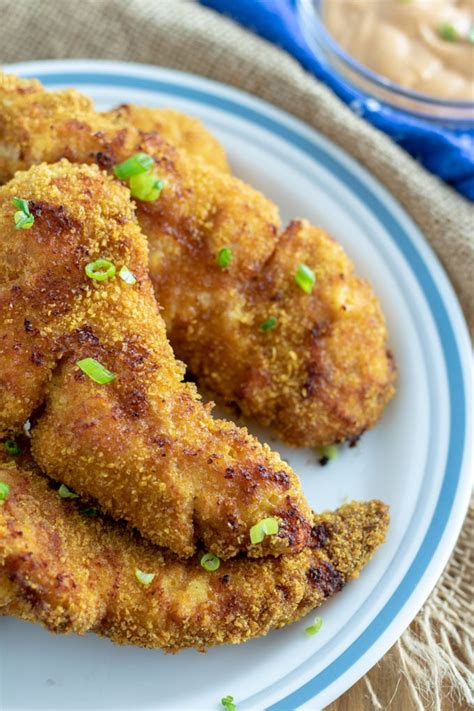 More images for how long chicken tenders in air fryer » Air Fryer Chicken Tenders - Binky's Culinary Carnival