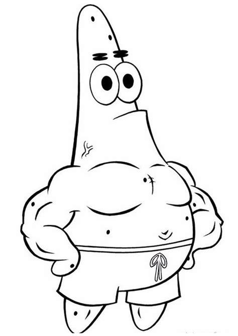 Valentines day patrick coloring sheet from spongebob squarepants. Spongebob Valentine Coloring Pages Free - Tripafethna