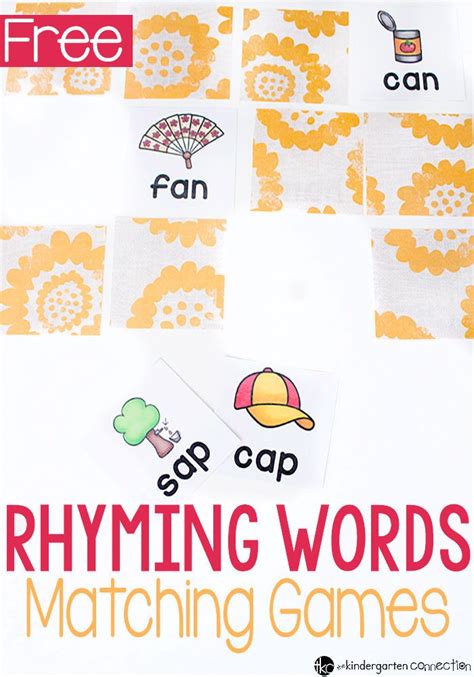 Players look for a word. CVC Rhyming Words Matching Games | Rhyming words, Rhyming ...