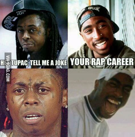 Could you give me some examples of sentences? Hey Tupac , Tell Me A Joke. - 9GAG