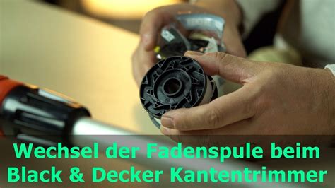 Fadenspule zum erwerb ihres neuen black & decker rasentrimmers. Wechsel der Fadenspule beim Black & Decker Rasentrimmer ...