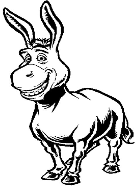 In some cases they will have twins but this is not very common. Donkey coloring page - Animals Town - Free Donkey color sheet