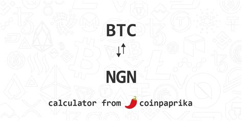 Online converter will show how much is nigerian naira to cryptocurrency bitcoin, and similar conversions. BTC to NGN Calculator | Convert Bitcoin to Nigerian Naira ...