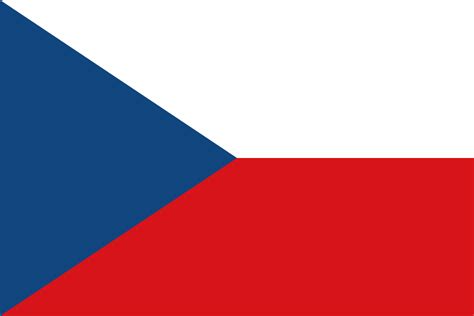 Die flagge der tschechischen republik. Flagge und Wappen von Tschechien