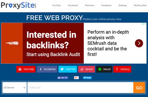 Proxysite.com stands between your web use and. Free Proxy Sites Unblocked 2018 You Can Use for Safer Web ...