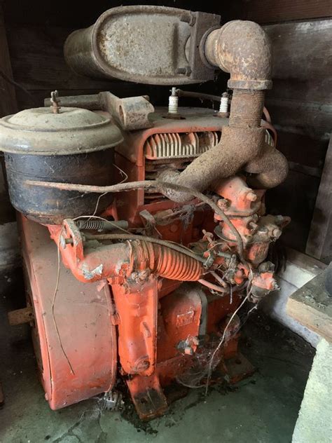 An outboard motor is mounted on the boat's transom outside of the hull at the stern, or back of the vessel. Wisconsin THD/TJD? Two cylinder motor 18hp for Sale in Vashon, WA - OfferUp