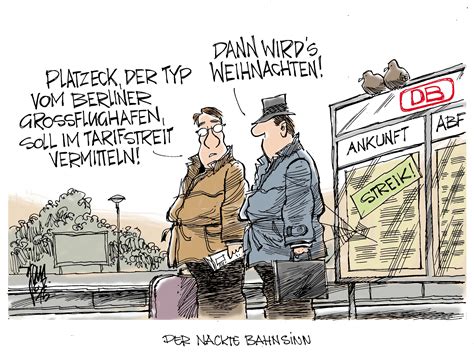 Bisher war die ankündigung recht vage, nun wurde konkretes bekannt. Bahnstreik Archives - Janson-Karikatur