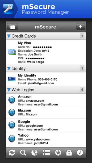 It fills all your passwords, payments, and personal details wherever you need them, across the web, on any device. mSecure Password Manager iPhone App Review: Securely ...