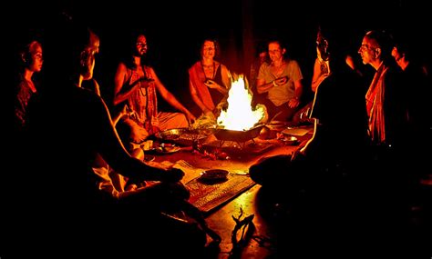 The purpose of tantra's many formalities is to focus the mind and deepen devotion. sacred-tantrick fire ritual Meditation and Tantra-Retreat ...