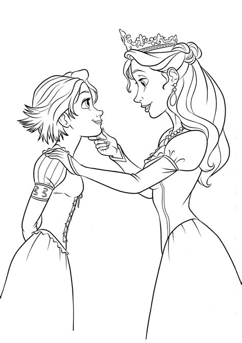Here we offer coloring pages that we hope will meet your expectations! Tangled Wedding Coloring Pages Coloring Pages