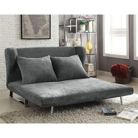 Enjoy free shipping & browse our great selection of futons the fibre futon mattress is made with 2 fibre foam pads which are made from shreaded polyurethane. Coaster, sofá cama, gris | Costco Mexico | Futon living ...
