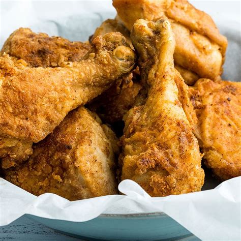 Discard the tips (or save for chicken stock). OLD BAY Fried Chicken | Recipe | Fried chicken, Chicken ...