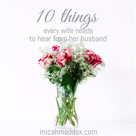 Surprise your wife, lover or girlfriend with some gorgeous photos but not just any photos, some boudoir photos for his eyes only. 10 Things Every Wife Needs to Hear From Her Husband ...