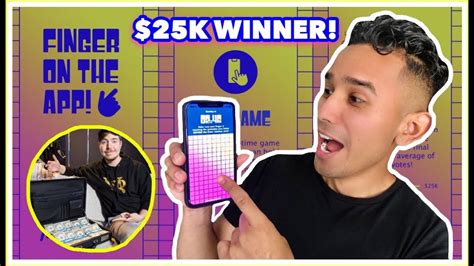 Mrbeast presents finger on the app 2, a the final finger on the app will win $100,000! MrBeast Finger On The App Challenge! **DID WE WIN $25,000 ...