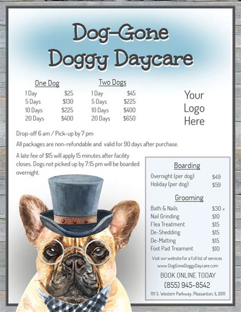 Pet medical center & spa. Doggy Daycare Menu, Doggy Daycare Services, Dog Groomers ...