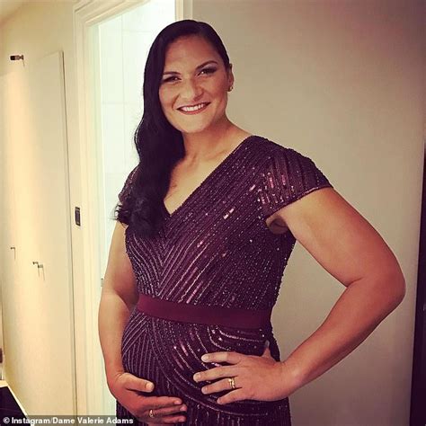 Dame valerie kasanita adams dnzm is a new zealand shot putter. NZ Champion shot putter does heavy lifting at 22 weeks ...