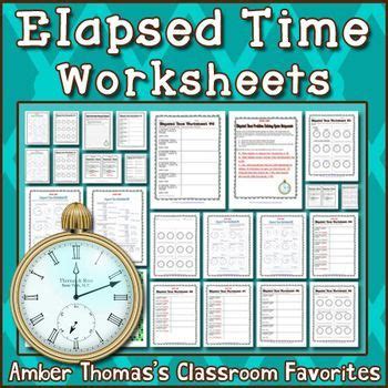 Choose a topic below to see the worksheets that are currently available for that topic. This packet contains 10 elapsed time worksheets with ...