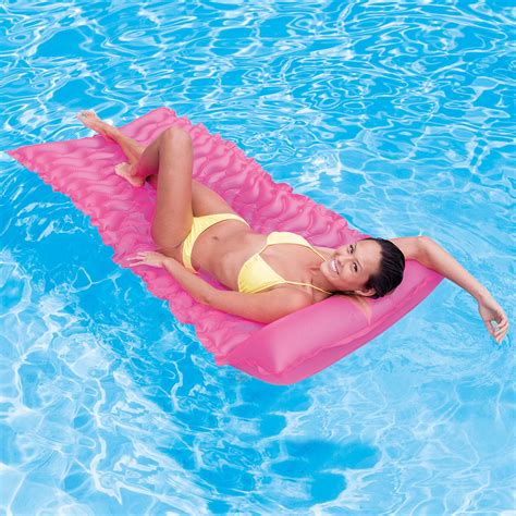 Pool float mat water floating foam pad water float mat river lake pool floating pad mattress bed summer game toy. Intex Tote N Float Wave Mat Swimming Pool Floating Lounge ...