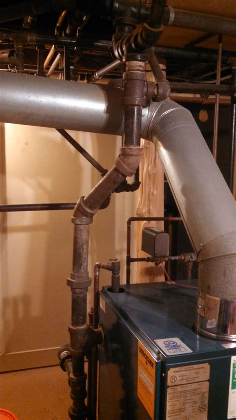 Fixing the high water pressure in the house. Pictures of near boiler piping. Water hammer and pressure ...