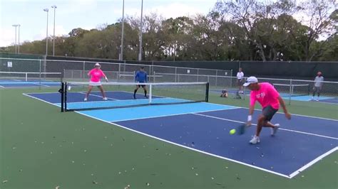 A regulation pickleball court measures 20 feet wide by 44 feet long (including lines) according to usapa guidelines. How do you play pickleball? - YouTube