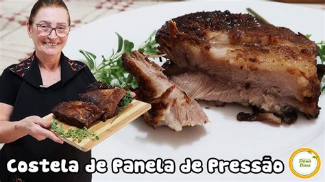 Tempere a carne com limão e sal. COSTELINHA DE PORCO NA PANELA DE PRESSÃO | COSTELA SUÍNA ...