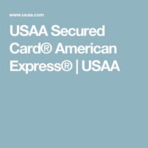 Maybe you would like to learn more about one of these? USAA Secured Card® American Express® | USAA | Secured card, Investment services, Expressions
