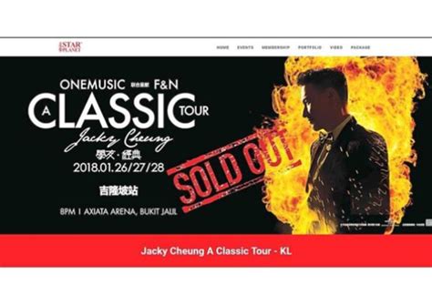 This post about jacky cheung malaysia 2018. Jacky Cheung's Malaysia concert tickets resold for up to ...