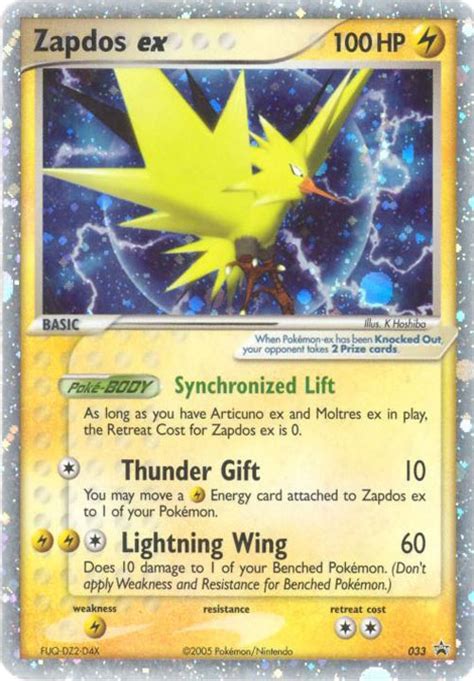 Additionally, if you're selling more than $5,000 worth of cards. Pokemon Card Promo #033 - ZAPDOS EX (holo-foil): Sell2BBNovelties.com: Sell TY Beanie Babies ...