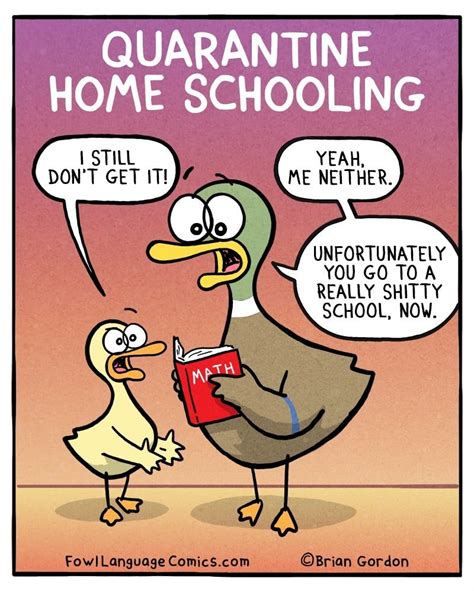 Anyone that has ever been homeschooled or knows friends that were homeschooled and can laugh at them. Funny Comics About Parents Social Distancing With Kids ...