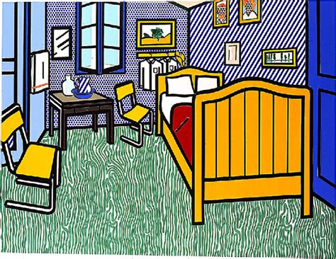 1887 bedruckte aufgespannte leinwand von vincent van gogh bei vincent van gogh van goghs stuhl poster online bestellen posterlounge.de Schlafzimmer in Arles, 1992 von Roy Lichtenstein (1923 ...