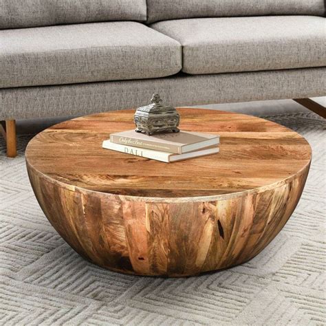 Beliveau Solid Wood Drum Coffee Table in 2020 | Drum ... The best way to tie your room together is with a stylish coffee table.