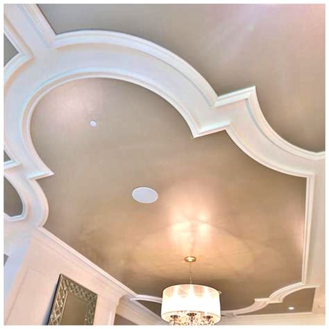 It enhances the visual appearance of residential and commercial buildings. ceiling detail (With images) | Ceiling design, False ...