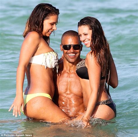 Busty mandy exploited college girls. Shemar Moore displays bulging muscles in Miami Beach ...