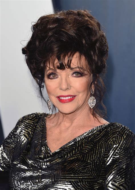 She is admired for her wit, cleverness and beauty. JOAN COLLINS at 2020 Vanity Fair Oscar Party in Beverly ...