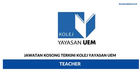 Check spelling or type a new query. Jawatan Kosong Terkini Kolej Yayasan UEM ~ Teacher • Kerja ...