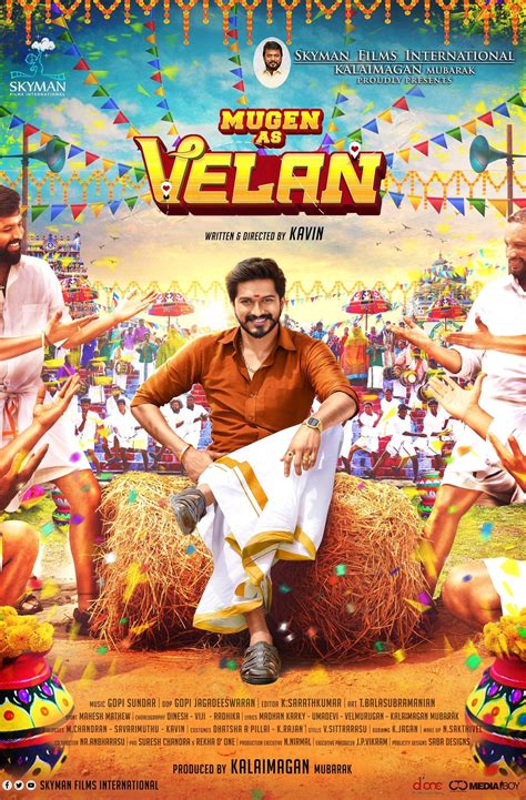 New character poster from Mugen Rao's Velan released - Tamil Nadu News, Chennai News, Tamil ...