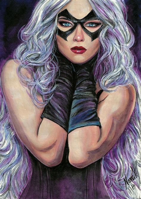 I mostly draw comics/shitposts/memes enjoy your stay! Black Cat by Nanci Vasconcellos - comicartgallery in 2020 ...
